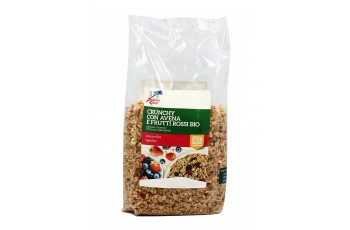 Crunchy con Avena e Frutti Rossi Bio - 375 gr
